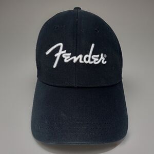 Fender Guitar Logo Baseball Cap Hat Stretch Fit Black Cotton Spirit Rock N Roll
